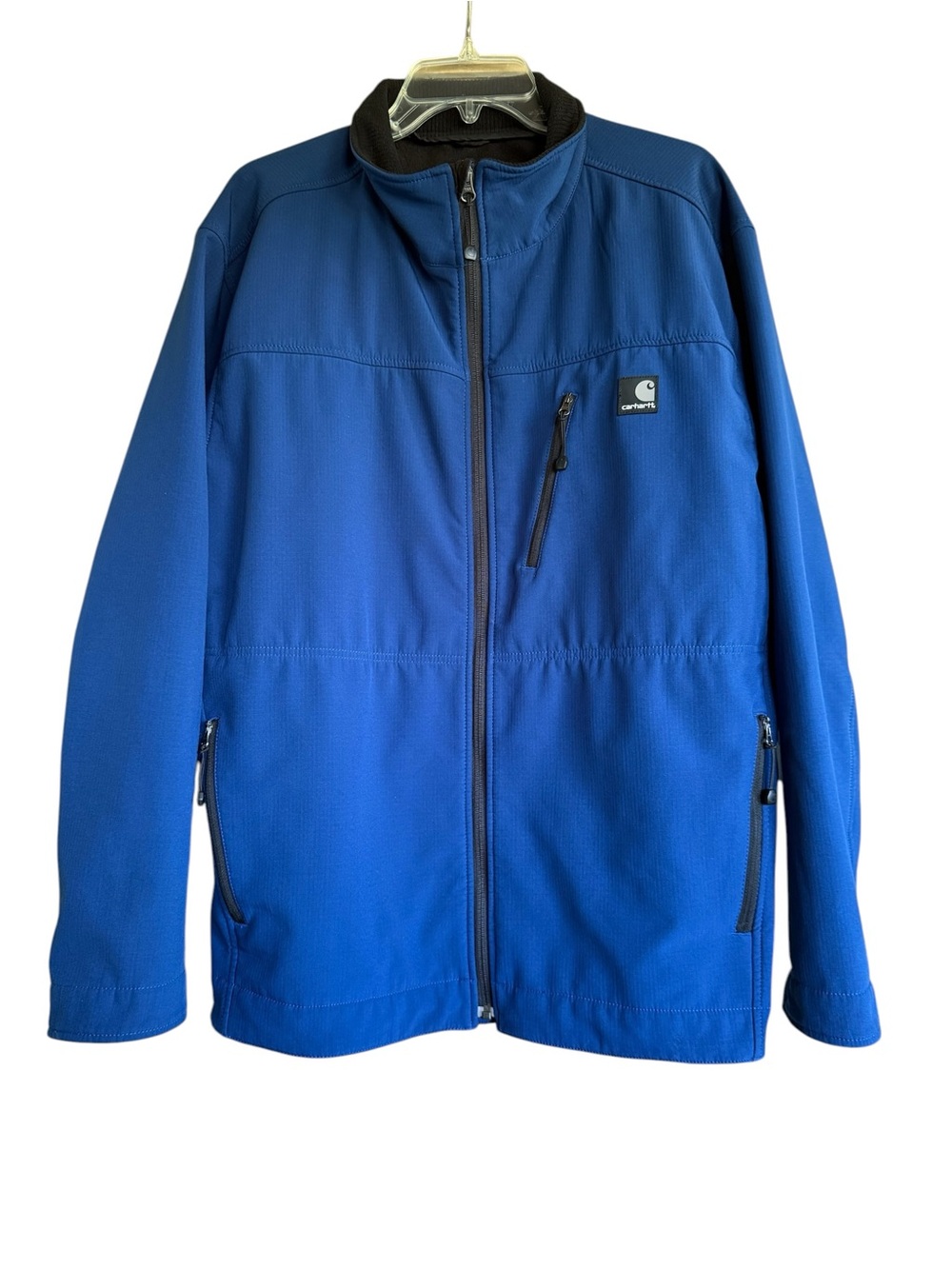 Carhartt J250 Soft Shell Performance Jacket Blue XL Windproof Water Repellent